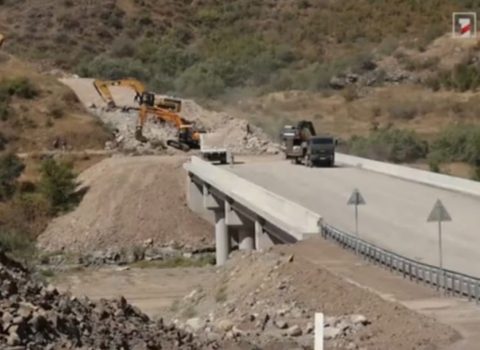 Laçın dəhlizinə alternativ yolun Ermənistan hissəsinin tikintisinə başlanıldı