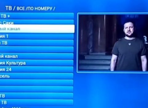 Ukraynalı hakerlər Krım televiziyasını “SINDIRDILAR” – VİDEO