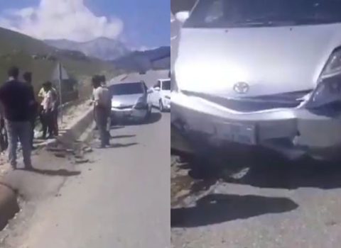 Qusarda “Prius” qəzaya düşdü: Ərəb turistlər yaralandı – VİDEO