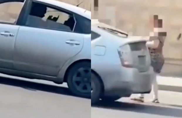 Bakıda qadın sərnişinə zor tətbiq edən “Prius” sürücüsü CƏZALANDIRILDI – VİDEO