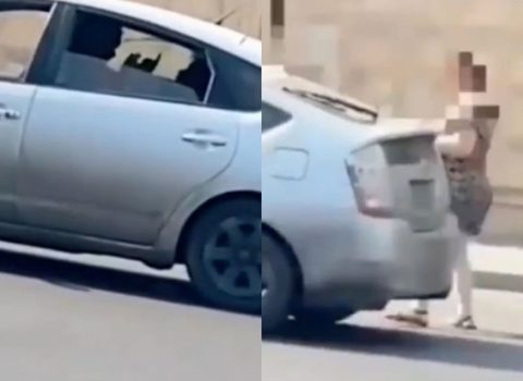 Bakıda “Prius” sürücüsündən qadın sərnişinə qarşı zorakılıq – VİDEO