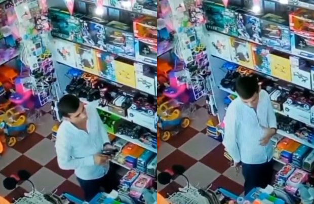 Bakıda qəribə hadisə: oğurladığı malı həmin dükana satdı – ANBAAN VİDEO Bakıda qəribə hadisə: oğurladığı malı həmin dükana satdı – ANBAAN VİDEO