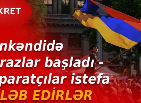 Xankəndidə etirazlar başladı – Separatçılar istefa TƏLƏB EDİRLƏR – FOTO/VİDEO