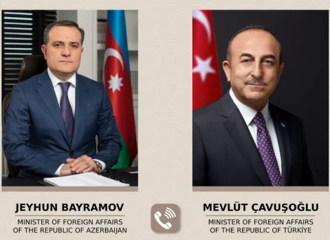 Ceyhun Bayramovla Çavuşoğlu telefonla danışdı