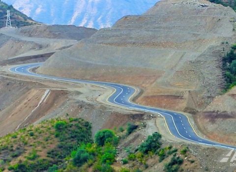 Laçın şəhərindən yan keçən yeni avtomobil yolunun tikintisi yekunlaşdı – FOTO