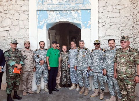 İran hərbi nümayəndə heyəti Ağdamda – FOTO