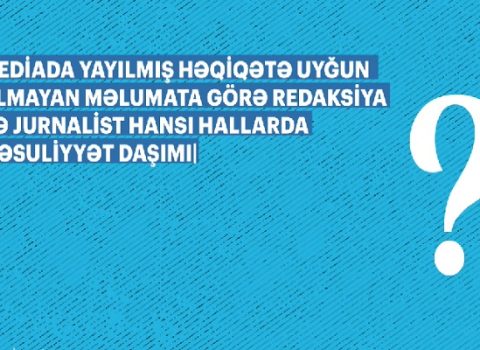 MEDİA-dan jurnalistlər üçün maarifləndirici rubrika – VİDEO