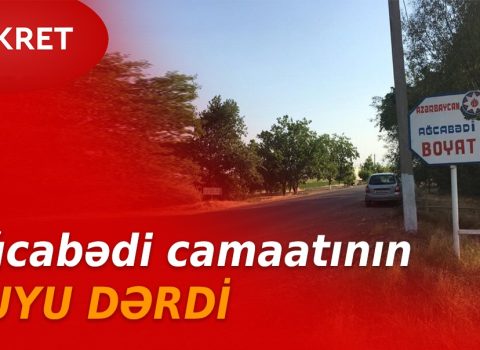 Səkkiz ildir suvarma suyuna həsrət qalan Ağcabədi camaatının QUYU DƏRDİ – VİDEO