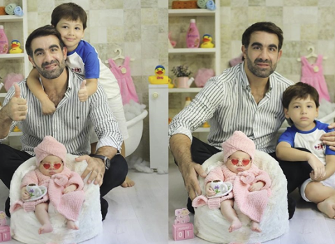 Rafael Ağayev ilk dəfə övladlarının şəklini paylaşdı – FOTOLAR