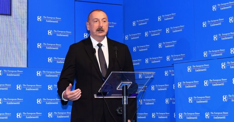 “İtaliya bazarına 10 milyard kubmetrə yaxın qaz ixrac etməyi planlaşdırırıq” – İlham Əliyev “İtaliya bazarına 10 milyard kubmetrə yaxın qaz ixrac etməyi planlaşdırırıq” – İlham Əliyev