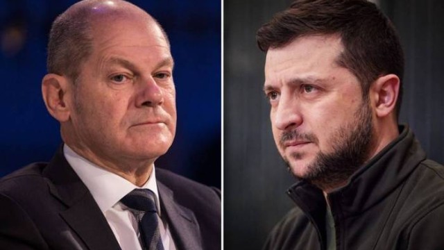 Zelenski və Şolts arasında telefon danışığı oldu Zelenski və Şolts arasında telefon danışığı oldu