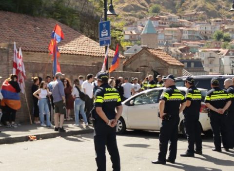 Tbilisidə erməni təxribatının qarşısı ALINDI – FOTO