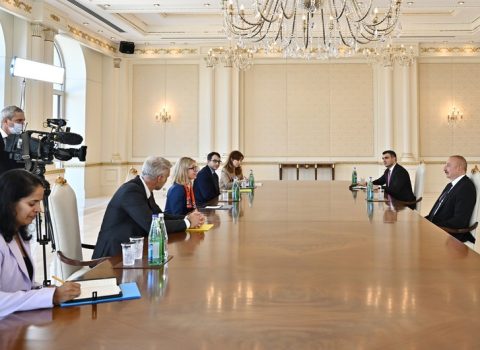 Prezident Dünya Bankının vitse-prezidentini qəbul etdi