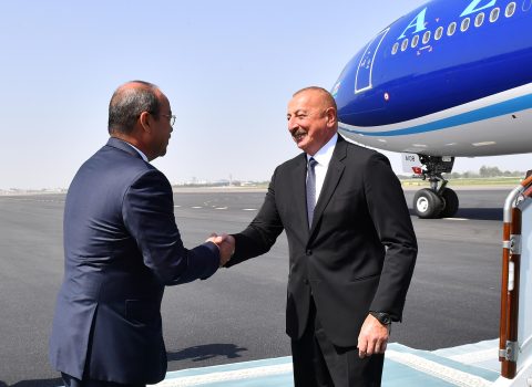 İlham Əliyev Özbəkistanda səfərdədir