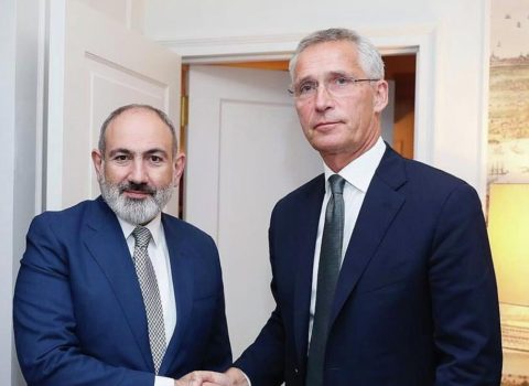 Paşinyan NATO-nun baş katibi ilə görüşdü