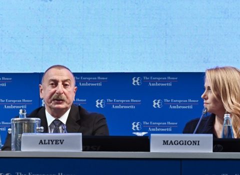Azərbaycan Prezidenti: “Bir çox digər bölgələrdə beynəlxalq hüququn pozulmasını görürük”