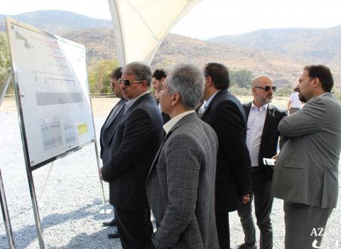Azərbaycan-İran sərhədində Ağbənd avtomobil yolu körpüsünün təməli qoyuldu