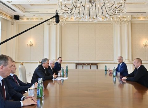 İlham Əliyev Rusiya Dövlət Dumasının Sədrini qəbul etdi – YENİLƏNİB