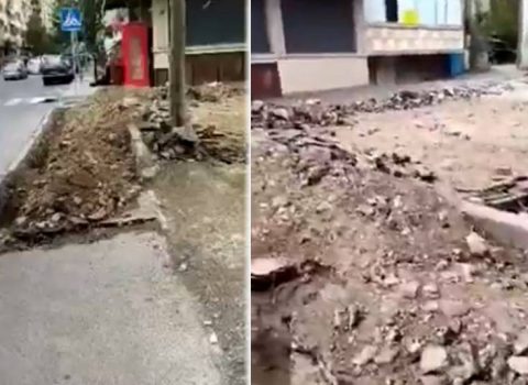 Binəqədi rayonunda gecə yolları belə DAĞITDILAR – VİDEO