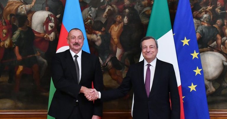 Prezident Mario Draqi ilə görüşdü – YENİLƏNİB / FOTO Prezident Mario Draqi ilə görüşdü – YENİLƏNİB / FOTO