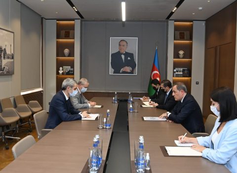 Ceyhun Bayramov Fransa səfiri ilə görüşdü – FOTO
