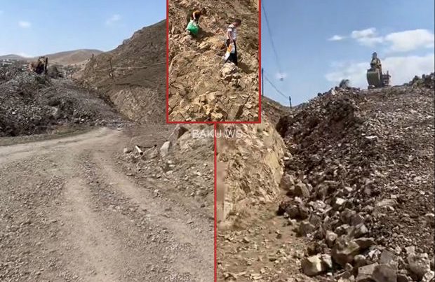 Daşkəsəndə torpaq uçqunu oldu, kəndlə əlaqə kəsildi – VİDEO Daşkəsəndə torpaq uçqunu oldu, kəndlə əlaqə kəsildi – VİDEO