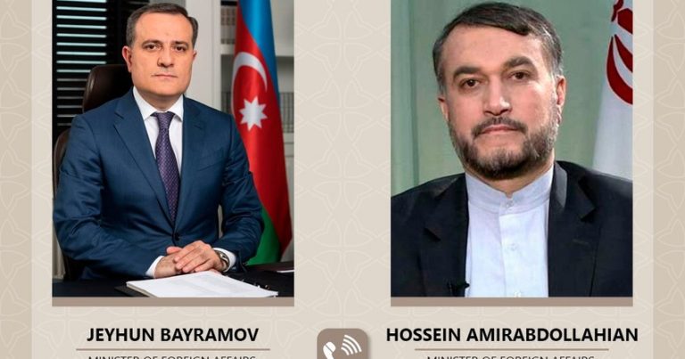 Azərbaycan və İran XİN başçıları telefonla danışdı