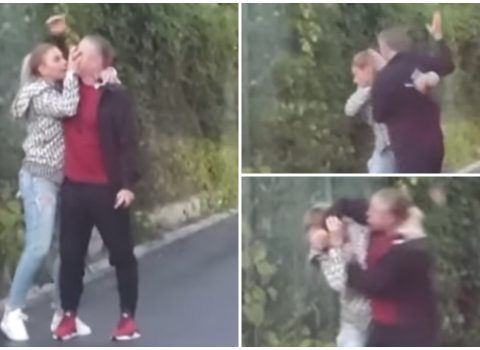 “Neftçi”nin baş məşqçisi ilə arvadının əlbəyaxa dava görüntüləri yayıldı – VİDEO