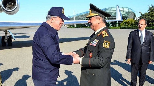 Hulusi Akar Azərbaycana GƏLDİ Hulusi Akar Azərbaycana GƏLDİ