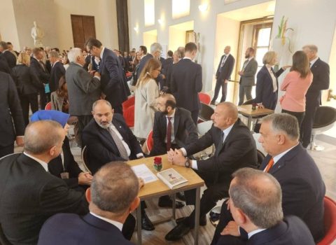 İlham Əliyev, Ərdoğan və Paşinyan Praqada görüşdü – VİDEO