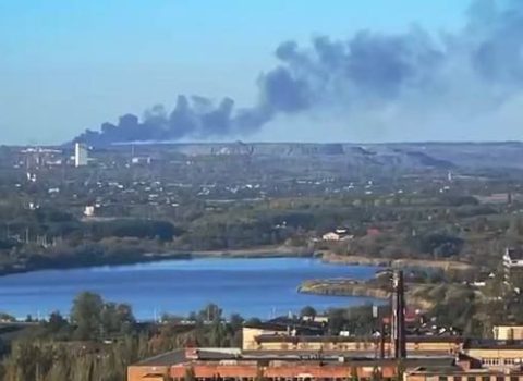 Donetskdə YANĞIN – ANBAAN VİDEO