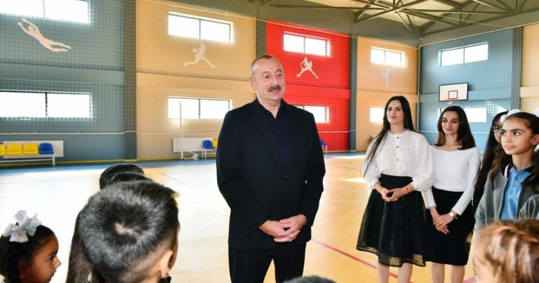 Biz qan tökərək bu torpaqlara qayıtmışıq – İlham Əliyev Biz qan tökərək bu torpaqlara qayıtmışıq – İlham Əliyev
