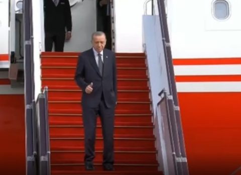Hava Limanını ilk dəfə görən Ərdoğanın reaksiyası BELƏ OLDU – VİDEO