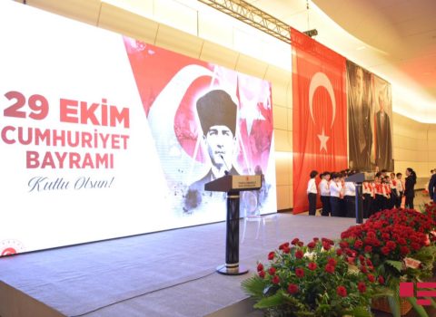 Bakıda Türkiyənin milli bayramı münasibətilə tədbir keçirildi