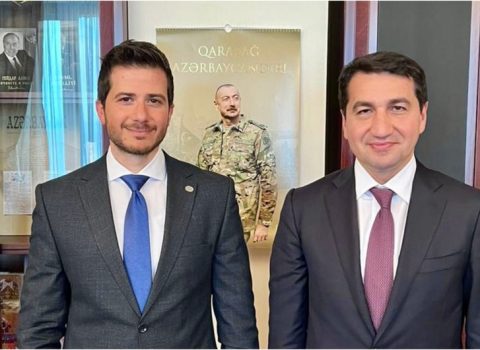 İsrail səfiri Prezidentin köməkçisi ilə görüşdü
