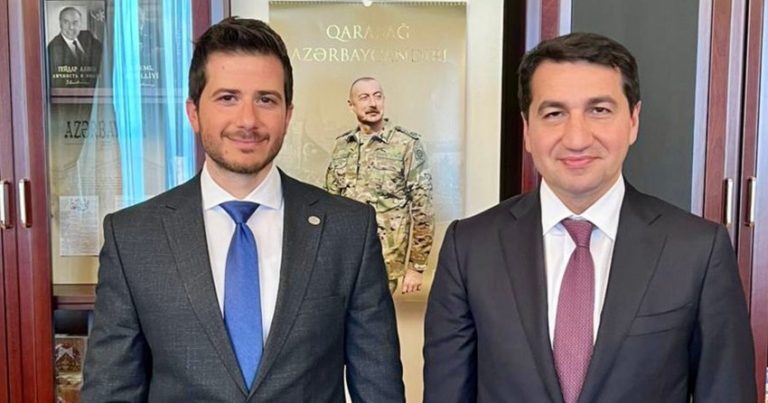 İsrail səfiri Prezidentin köməkçisi ilə görüşdü İsrail səfiri Prezidentin köməkçisi ilə görüşdü