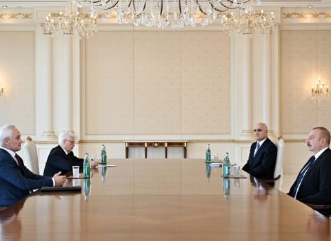 İlham Əliyev Rusiya Baş nazirinin birinci müavinini qəbul etdi