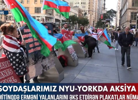 Soydaşlarımız Nyu-Yorkda aksiya keçirdi