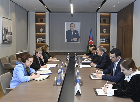 Ceyhun Bayramov Finlandiya XİN rəsmisi ilə görüşdü – FOTO