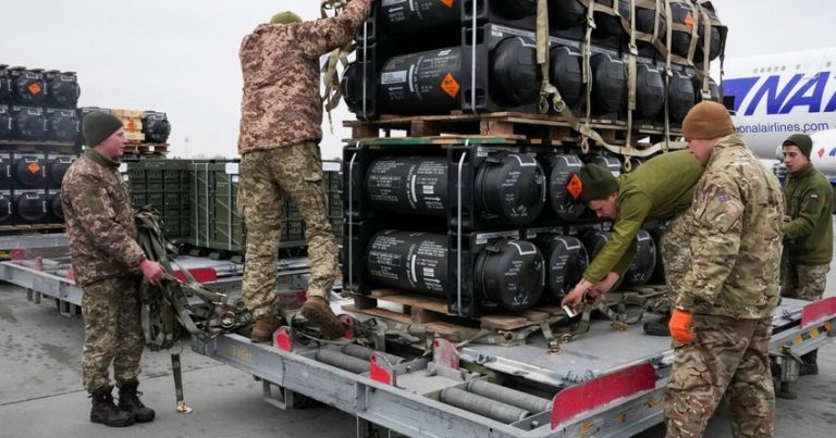 ABŞ Ukraynaya 88 min ton silah və hərbi texnika verib