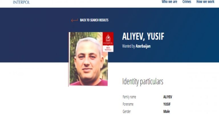 Azərbaycan bu şəxsi İnterpol xətti ilə axtarır Azərbaycan bu şəxsi İnterpol xətti ilə axtarır