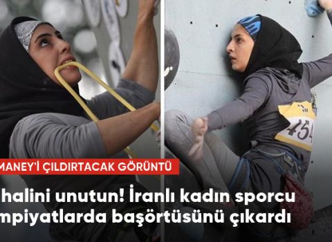 İranlı xanım idmançı aksiyalara belə dəstək verdi – VİDEO + FOTO