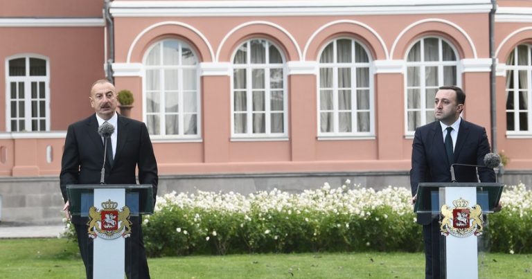 Azərbaycan və Gürcüstan liderləri mətbuata bəyanatlarla çıxış ediblər – YENİLƏNİB-2 Azərbaycan və Gürcüstan liderləri mətbuata bəyanatlarla çıxış ediblər – YENİLƏNİB-2