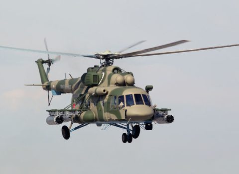 Ukraynada Rusiyanın Mi-8 helikopteri vuruldu – VİDEO