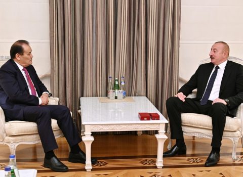 İlham Əliyev Türk Dövlətləri Təşkilatının Baş katibini qəbul etdi