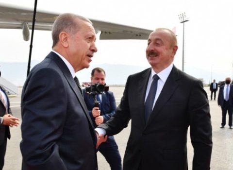Prezidentlər arasında maraqlı dialoq – VİDEO
