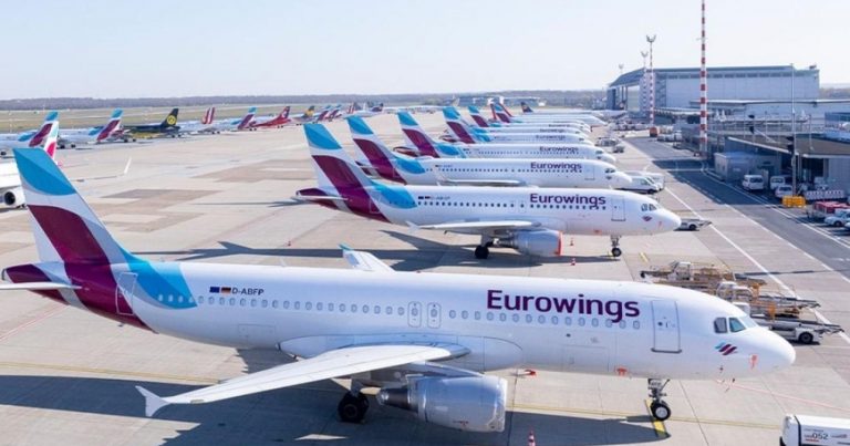 KİV: Eurowings pilotlarının tətili 30 min sərnişinin planlarını pozdu
