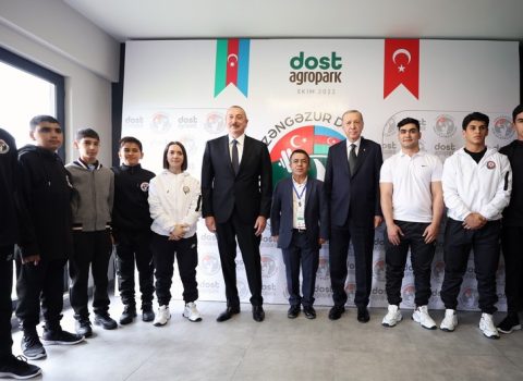 Prezidentlər “Dost Aqropark”ın açılışına qatıldı – YENİLƏNİB+ FOTO