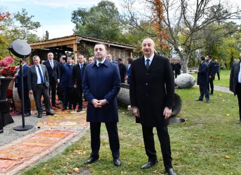 Gürcüstanın Mçxeti rayonundakı Muxrani sarayında mədəni proqram təqdim edildi – FOTO + YENİLƏNİB