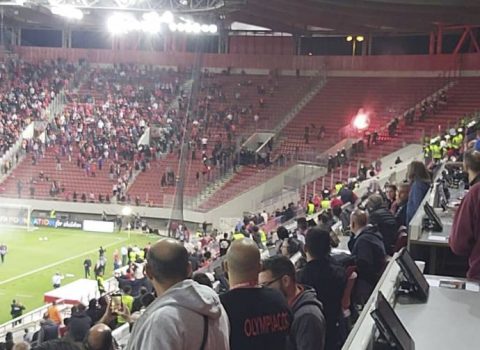 “Olimpiakos” – “Qarabağ” oyunundan əvvəl insident yaşandı – VİDEO